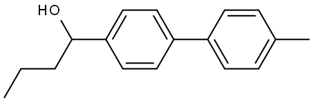 1-(4'-methyl-[1,1'-biphenyl]-4-yl)butan-1-ol Structure