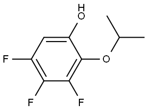 3,4,5-trifluoro-2-isopropoxyphenol Structure