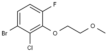 1-bromo-2-chloro-4-fluoro-3-(2-methoxyethoxy)benzene Structure