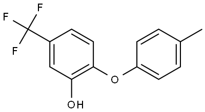 2-(p-tolyloxy)-5-(trifluoromethyl)phenol 구조식 이미지