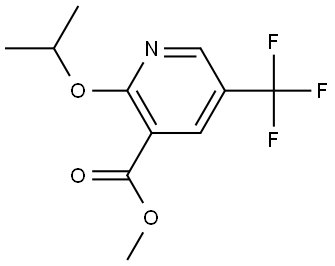 methyl 2-isopropoxy-5-(trifluoromethyl)nicotinate Structure