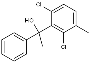 1-(2,6-dichloro-3-methylphenyl)-1-phenylethanol Structure