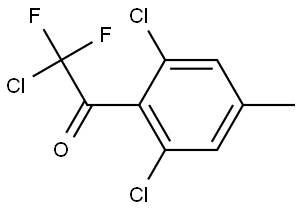 2-chloro-1-(2,6-dichloro-4-methylphenyl)-2,2-difluoroethanone Structure