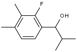 1-(2-fluoro-3,4-dimethylphenyl)-2-methylpropan-1-ol Structure