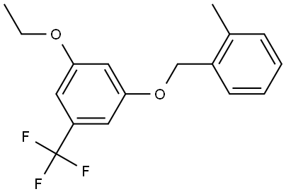 1-ethoxy-3-((2-methylbenzyl)oxy)-5-(trifluoromethyl)benzene Structure