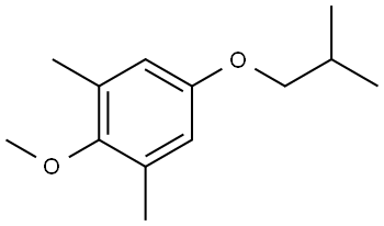 5-isobutoxy-2-methoxy-1,3-dimethylbenzene 구조식 이미지