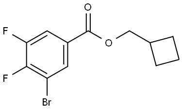 cyclobutylmethyl 3-bromo-4,5-difluorobenzoate Structure