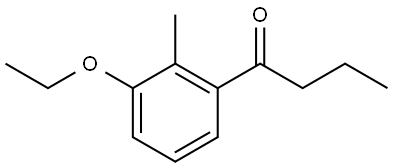 1-(3-ethoxy-2-methylphenyl)butan-1-one Structure