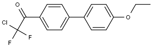 2-chloro-1-(4'-ethoxy-[1,1'-biphenyl]-4-yl)-2,2-difluoroethanone Structure