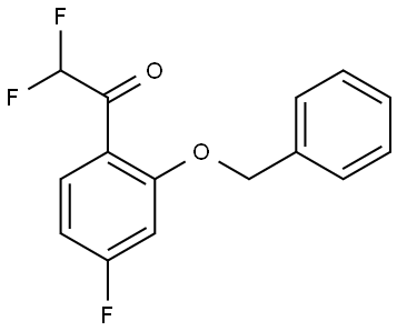 1-(2-(benzyloxy)-4-fluorophenyl)-2,2-difluoroethanone Structure