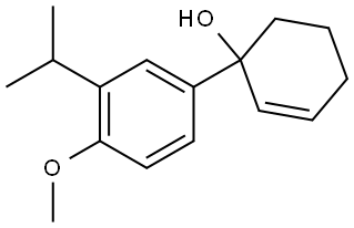 3'-isopropyl-4'-methoxy-1,2,3,4-tetrahydro-[1,1'-biphenyl]-1-ol Structure