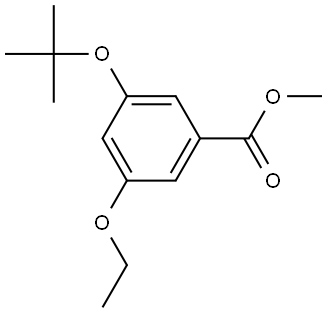 methyl 3-(tert-butoxy)-5-ethoxybenzoate Structure