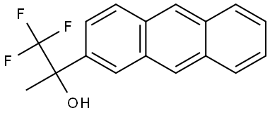 2-(anthracen-2-yl)-1,1,1-trifluoropropan-2-ol Structure