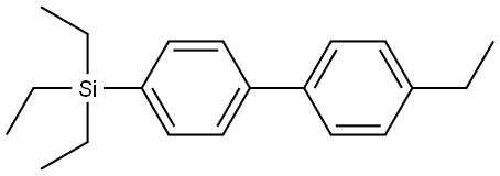 triethyl(4'-ethyl-[1,1'-biphenyl]-4-yl)silane Structure