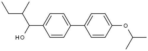 1-(4'-isopropoxy-[1,1'-biphenyl]-4-yl)-2-methylbutan-1-ol Structure