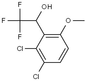 1-(2,3-Dichloro-6-methoxyphenyl)-2,2,2-trifluoroethanol Structure