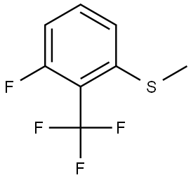 (3-fluoro-2-(trifluoromethyl)phenyl)(methyl)sulfane Structure