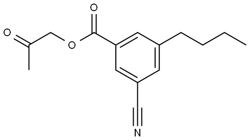 2-oxopropyl 3-butyl-5-cyanobenzoate Structure