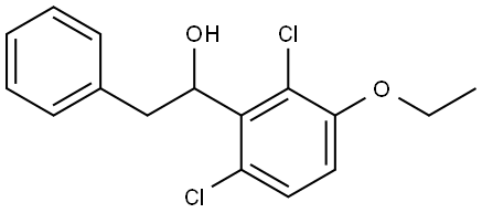 1-(2,6-dichloro-3-ethoxyphenyl)-2-phenylethanol Structure