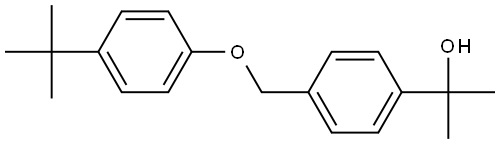 2-(4-((4-(tert-butyl)phenoxy)methyl)phenyl)propan-2-ol Structure