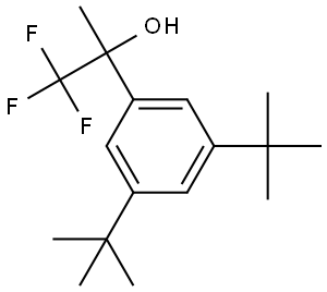 2-(3,5-di-tert-butylphenyl)-1,1,1-trifluoropropan-2-ol 구조식 이미지