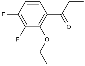 1-(2-ethoxy-3,4-difluorophenyl)propan-1-one Structure