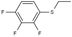 ethyl(2,3,4-trifluorophenyl)sulfane Structure