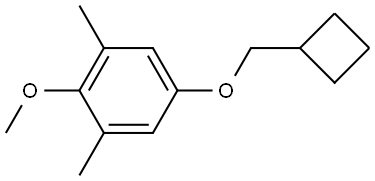 5-(cyclobutylmethoxy)-2-methoxy-1,3-dimethylbenzene Structure