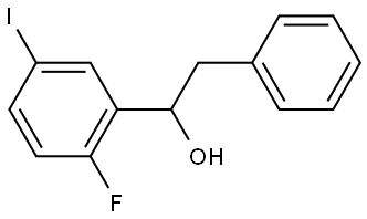 1-(2-fluoro-5-iodophenyl)-2-phenylethanol Structure