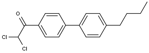 1-(4'-butyl-[1,1'-biphenyl]-4-yl)-2,2-dichloroethanone Structure