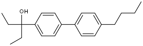 3-(4'-butyl-[1,1'-biphenyl]-4-yl)pentan-3-ol Structure