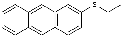 anthracen-2-yl(ethyl)sulfane Structure