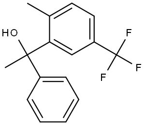 1-(2-methyl-5-(trifluoromethyl)phenyl)-1-phenylethanol Structure