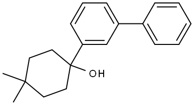 1-([1,1'-biphenyl]-3-yl)-4,4-dimethylcyclohexanol Structure