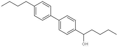 1-(4'-butyl-[1,1'-biphenyl]-4-yl)pentan-1-ol Structure