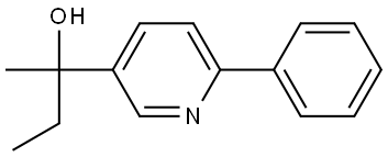 2-(6-phenylpyridin-3-yl)butan-2-ol Structure