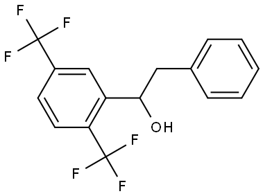 1-(2,5-bis(trifluoromethyl)phenyl)-2-phenylethanol Structure