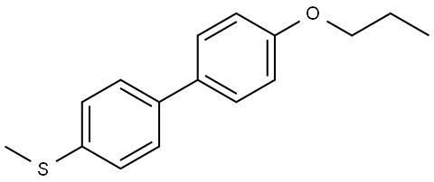 methyl(4'-propoxy-[1,1'-biphenyl]-4-yl)sulfane Structure