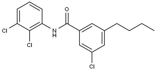 3-butyl-5-chloro-N-(2,3-dichlorophenyl)benzamide Structure