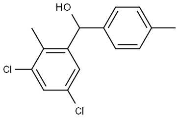 (3,5-dichloro-2-methylphenyl)(p-tolyl)methanol Structure