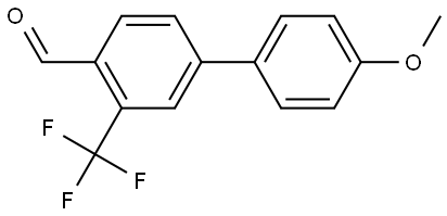 4'-methoxy-3-(trifluoromethyl)-[1,1'-biphenyl]-4-carbaldehyde Structure