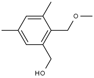 (2-(methoxymethyl)-3,5-dimethylphenyl)methanol Structure