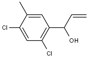 1-(2,4-dichloro-5-methylphenyl)prop-2-en-1-ol Structure