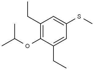 (3,5-diethyl-4-isopropoxyphenyl)(methyl)sulfane Structure