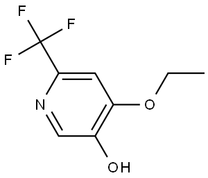 4-ethoxy-6-(trifluoromethyl)pyridin-3-ol Structure