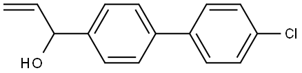 1-(4'-chloro-[1,1'-biphenyl]-4-yl)prop-2-en-1-ol Structure