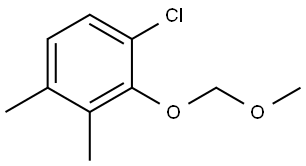 1-chloro-2-(methoxymethoxy)-3,4-dimethylbenzene 구조식 이미지