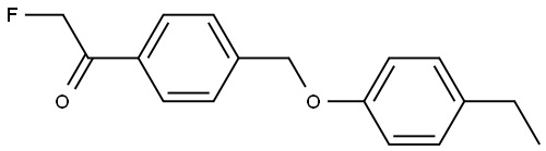 1-(4-((4-ethylphenoxy)methyl)phenyl)-2-fluoroethanone Structure