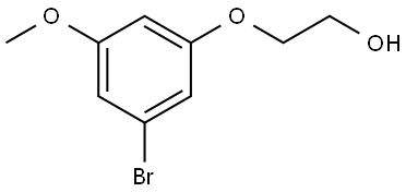 2-(3-bromo-5-methoxyphenoxy)ethanol Structure