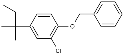 1-(benzyloxy)-2-chloro-4-(tert-pentyl)benzene Structure